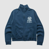 New York Yankees Genuine Merchandise 2010s Full Zip Sweatshirt - Navy - XXS by Fanatics Real Vintage Sweatshirts