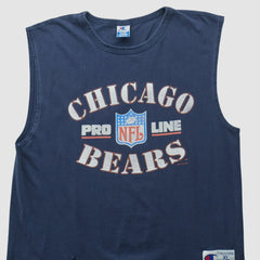 Chicago Bears Champion 90s Tank Navy Vintage