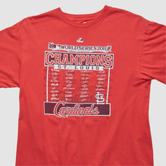 St. Louis Cardinals Majestic 2011 T-shirt - Red - S by Fanatics Real Vintage T-shirts