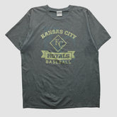 Kansas City Royals Genuine Merchandise 2000s T-shirt - Dark Heather Gray - XL by Fanatics Real Vintage T-shirts