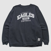 Philadelphia Eagles Reebok 2000s Pullover Sweatshirt Black Vintage