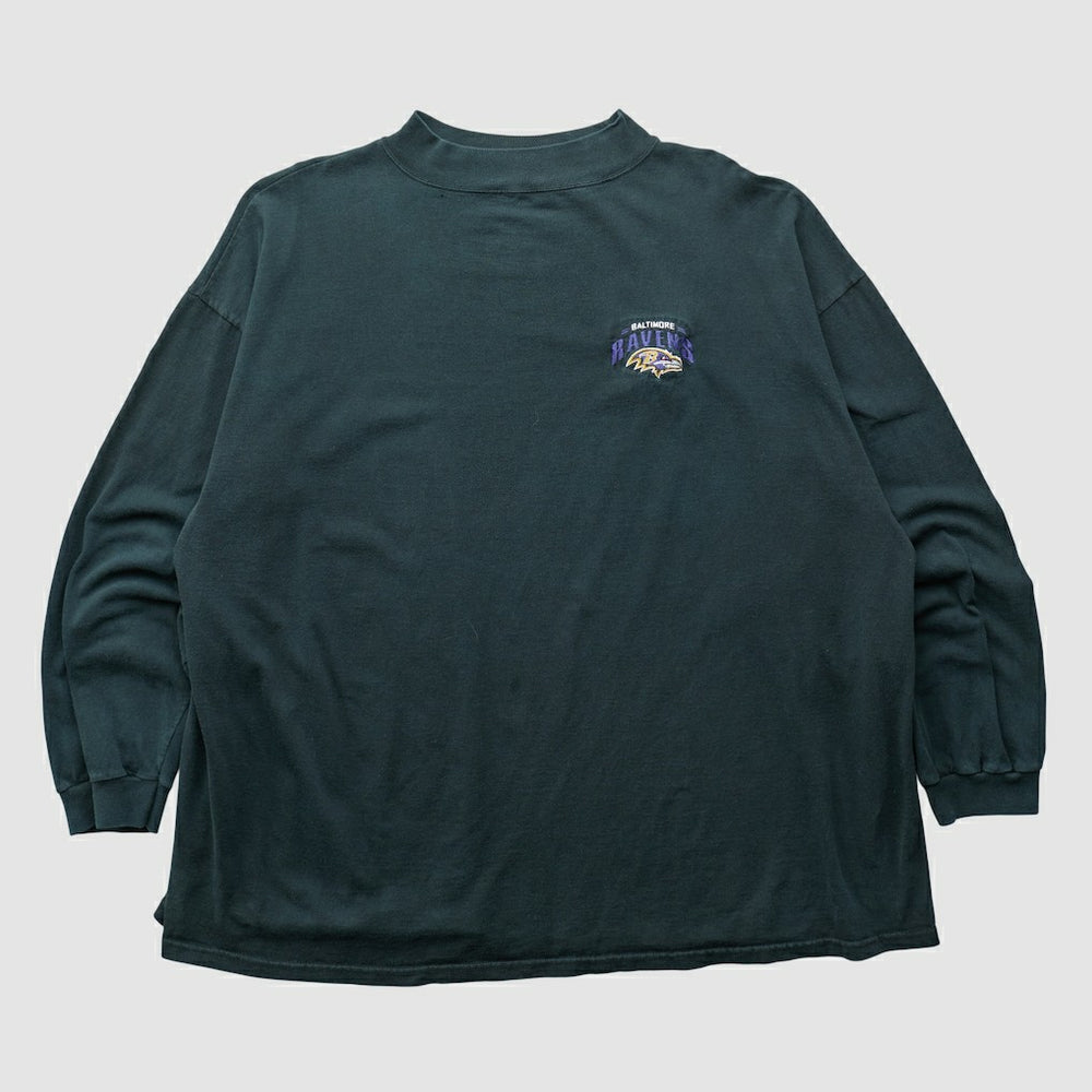 Baltimore Ravens 90s Long Sleeve T-shirt Black Vintage