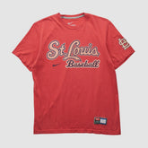 St. Louis Cardinals Nike 2010s T-shirt - Red - M by Fanatics Real Vintage T-shirts