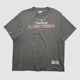 St. Louis Cardinals Majestic 2000s T-shirt - Charcoal - 2XL by Fanatics Real Vintage T-shirts