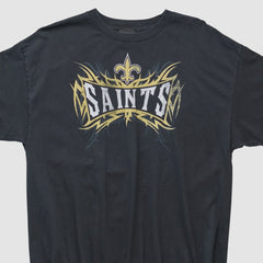 New Orleans Saints Reebok 2000s T-shirt Black Vintage