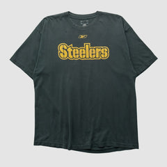 Pittsburgh Steelers Reebok 2000s T-shirt Black Vintage