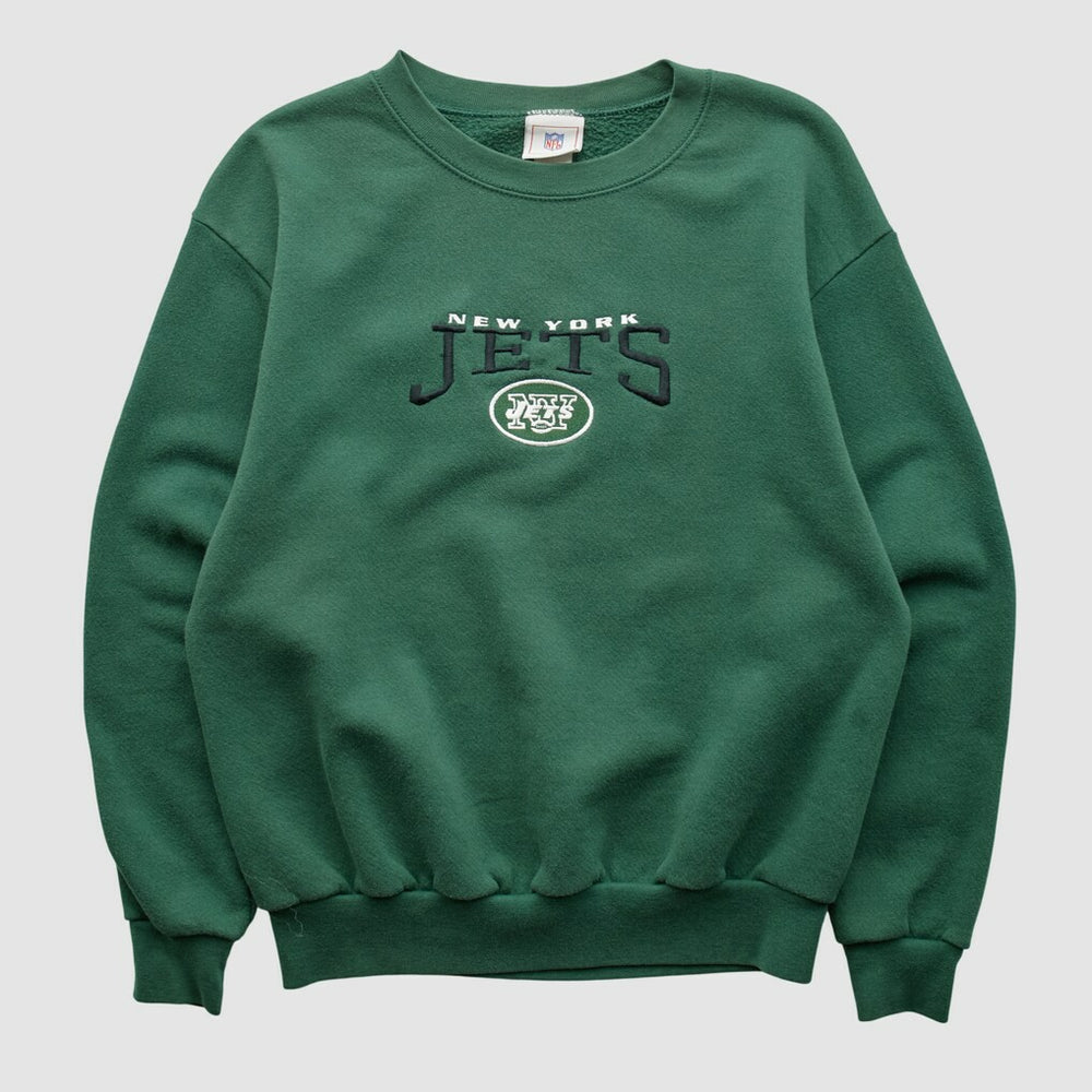 New York Jets NFL 2000s Pullover Sweatshirt Green Vintage