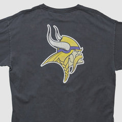 Minnesota Vikings NFL 2000s Long Sleeve T-shirt Black Vintage