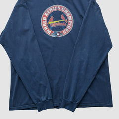 St. Louis Cardinals Gildan 2006 Long Sleeve T-shirt - Navy - XL by Fanatics Real Vintage T-shirts