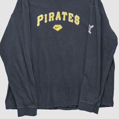 Pittsburgh Pirates Nike 2000s Long Sleeve T-shirt - Navy - XL by Fanatics Real Vintage T-shirts
