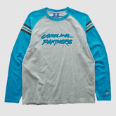 Carolina Panthers Reebok 2000s Long Sleeve T-shirt Heather Gray Vintage