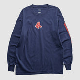 Boston Red Sox Lee Apparel 2000s Long Sleeve T-shirt - Navy - M by Fanatics Real Vintage T-shirts
