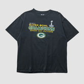 Green Bay Packers NFL 2011 T-shirt Black Vintage