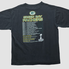 Green Bay Packers NFL 2011 T-shirt Black Vintage