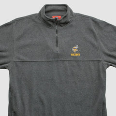 Minnesota Vikings NFL 2000s 1/4 Zip Sweatshirt Dark Heather Gray Vintage