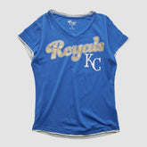 Kansas City Royals Carl Banks 2010s T-shirt - Blue - M by Fanatics Real Vintage T-shirts
