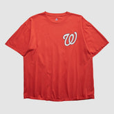 Washington Nationals Majestic 2000s T-shirt - Red - L by Fanatics Real Vintage T-shirts