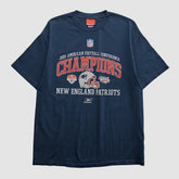 New England Patriots Reebok 2001 T-shirt Navy Vintage