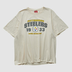 Pittsburgh Steelers NFL 2000s T-shirt Beige Vintage