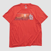 St. Louis Cardinals Genuine Merchandise 2000s T-shirt - Red - M by Fanatics Real Vintage T-shirts