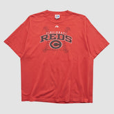 Cincinnati Reds Majestic 2000s T-shirt - Red - XL by Fanatics Real Vintage T-shirts