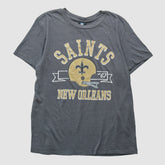 New Orleans Saints NFL 2010s T-shirt Gray Vintage