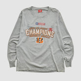 Cincinnati Bengals NFL 2005 Long Sleeve T-shirt Heather Gray Vintage