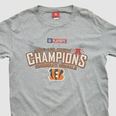 Cincinnati Bengals NFL 2005 Long Sleeve T-shirt Heather Gray Vintage