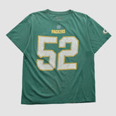 Green Bay Packers NFL 2010s T-shirt Green Vintage