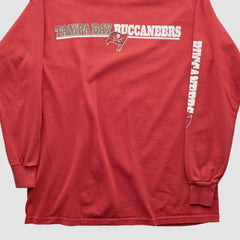 Tampa Bay Buccaneers NFL 2010s Long Sleeve T-shirt Red Vintage