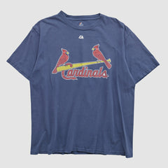 St. Louis Cardinals Majestic 2000s T-shirt - Navy - M by Fanatics Real Vintage T-shirts
