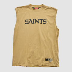 New Orleans Saints NFL 2000s Tank Yellow Vintage