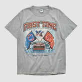 Chicago Cubs Lee Apparel 2005 T-shirt - Heather Gray - S by Fanatics Real Vintage T-shirts