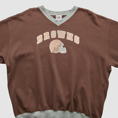 Cleveland Browns NFL 2000s Pullover Sweatshirt Brown Vintage
