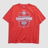 Philadelphia Phillies Majestic 2009 T-shirt - Red - L by Fanatics Real Vintage T-shirts