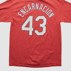 St. Louis Cardinals Lee Apparel 2000s T-shirt - Red - M by Fanatics Real Vintage T-shirts