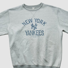 New York Yankees 2012 Pullover Sweatshirt - Heather Gray - S by Fanatics Real Vintage Pullover