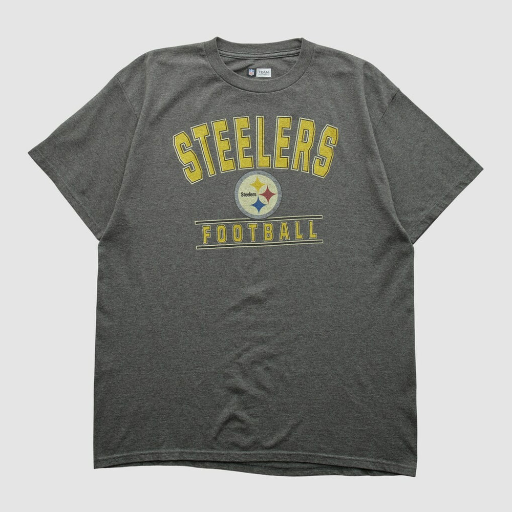 Pittsburgh Steelers NFL 2010s T-shirt Dark Heather Gray Vintage
