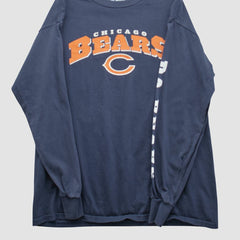Chicago Bears NFL 2010s Long Sleeve T-shirt Navy Vintage