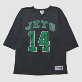 New York Jets Chalk Line 90s T-shirt Black Vintage