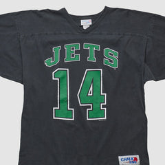 New York Jets Chalk Line 90s T-shirt Black Vintage