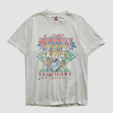 World Series Fruit of The Loom 1988 T-shirt - White - M by Fanatics Real Vintage T-shirts