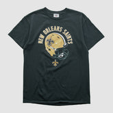 New Orleans Saints NFL 2010s T-shirt Black Vintage