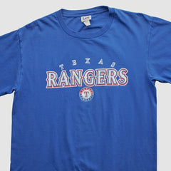 Texas Rangers Lee Sport 2000s T-shirt - Blue - M by Fanatics Real Vintage T-shirts