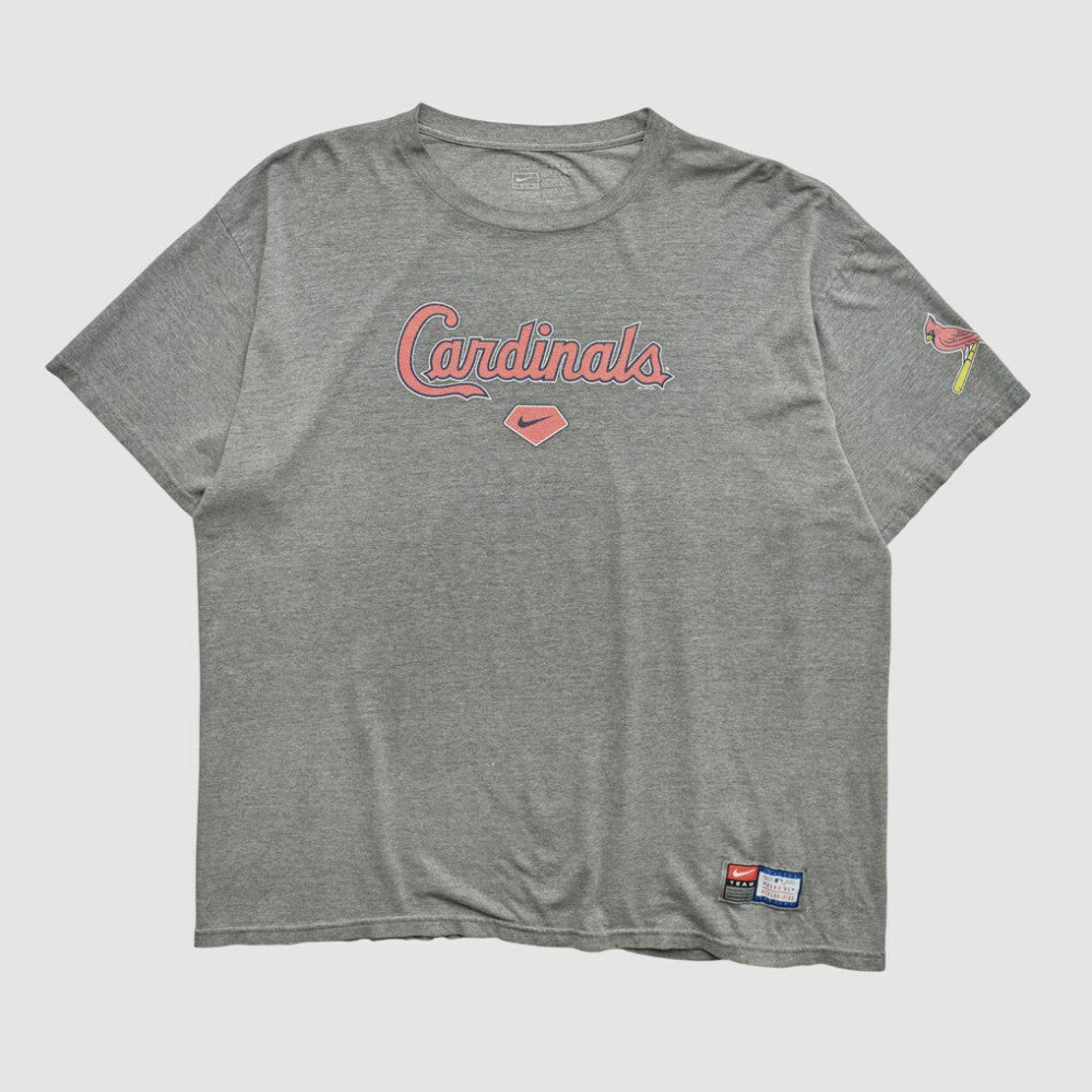 St. Louis Cardinals Nike 2000s T-shirt - Heather Gray - XL by Fanatics Real Vintage T-shirts
