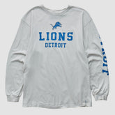 Detroit Lions NFL 2000s Long Sleeve T-shirt White Vintage