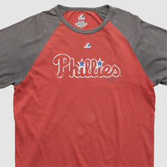 Philadelphia Phillies Majestic 2000s T-shirt - Red - M by Fanatics Real Vintage T-shirts