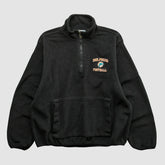 Miami Dolphins Champion 2000s 1/4 Zip Sweatshirt Black Vintage