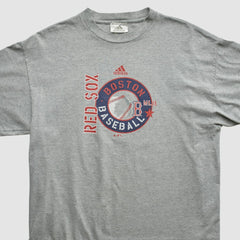 Boston Red Sox Adidas 2000s T-shirt - Heather Gray - M by Fanatics Real Vintage T-shirts