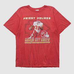 Priest Holmes NFL 2000s T-shirt Red Vintage